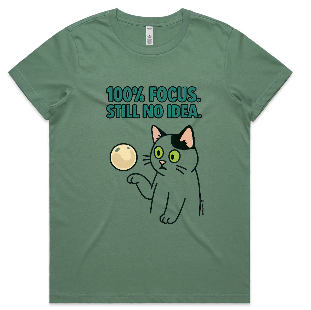 Cat Bubble tee - Womens