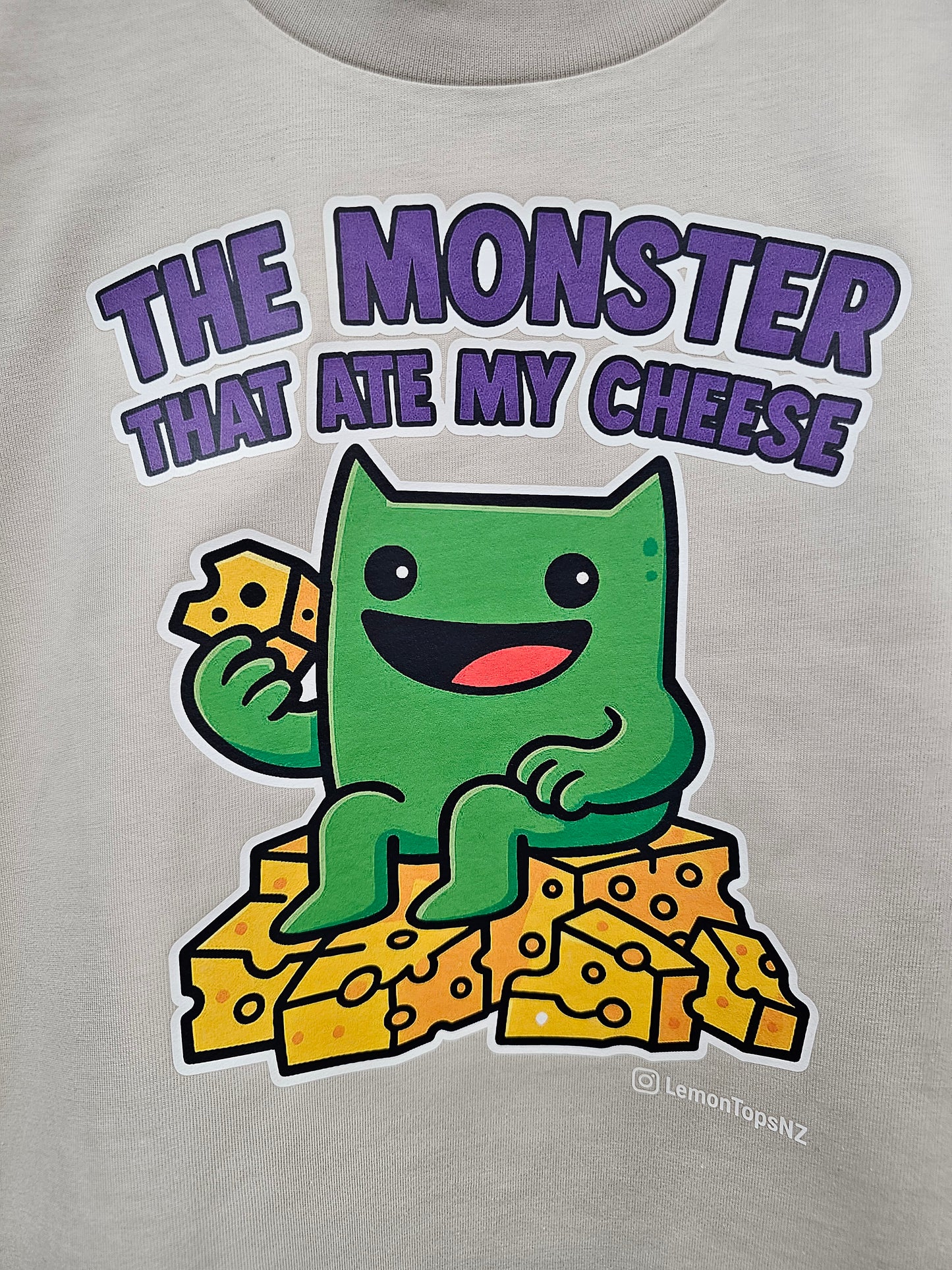 The Monster That Ate My Cheese Tee