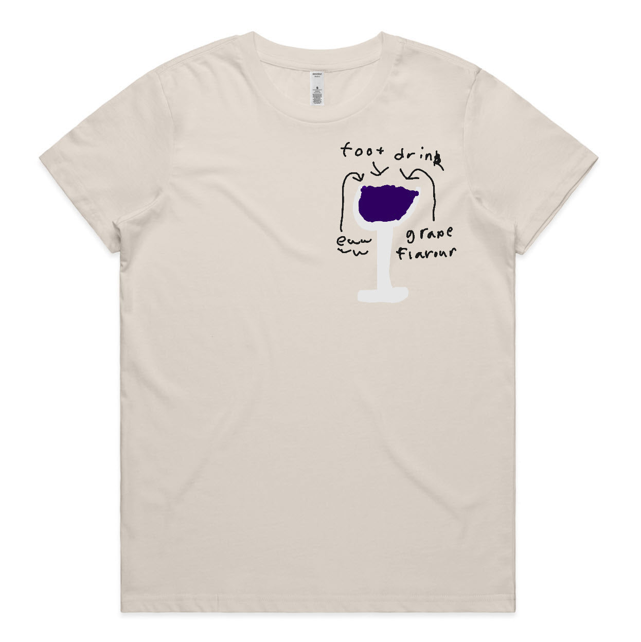 Foot drink tee - Womens
