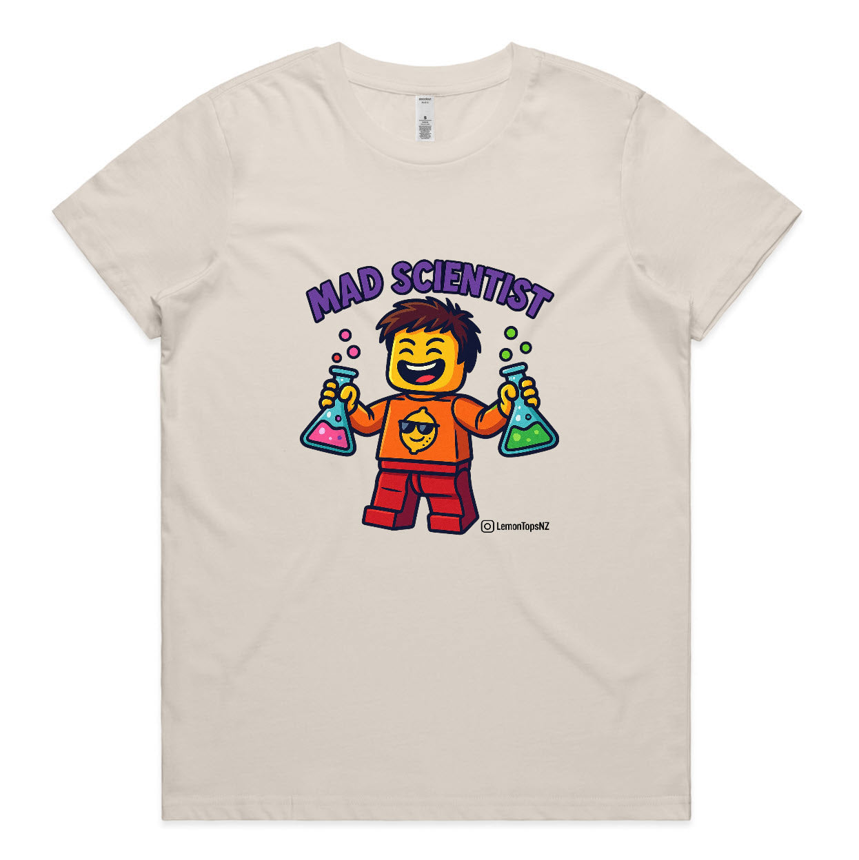 Mad Scientist tee - Womens