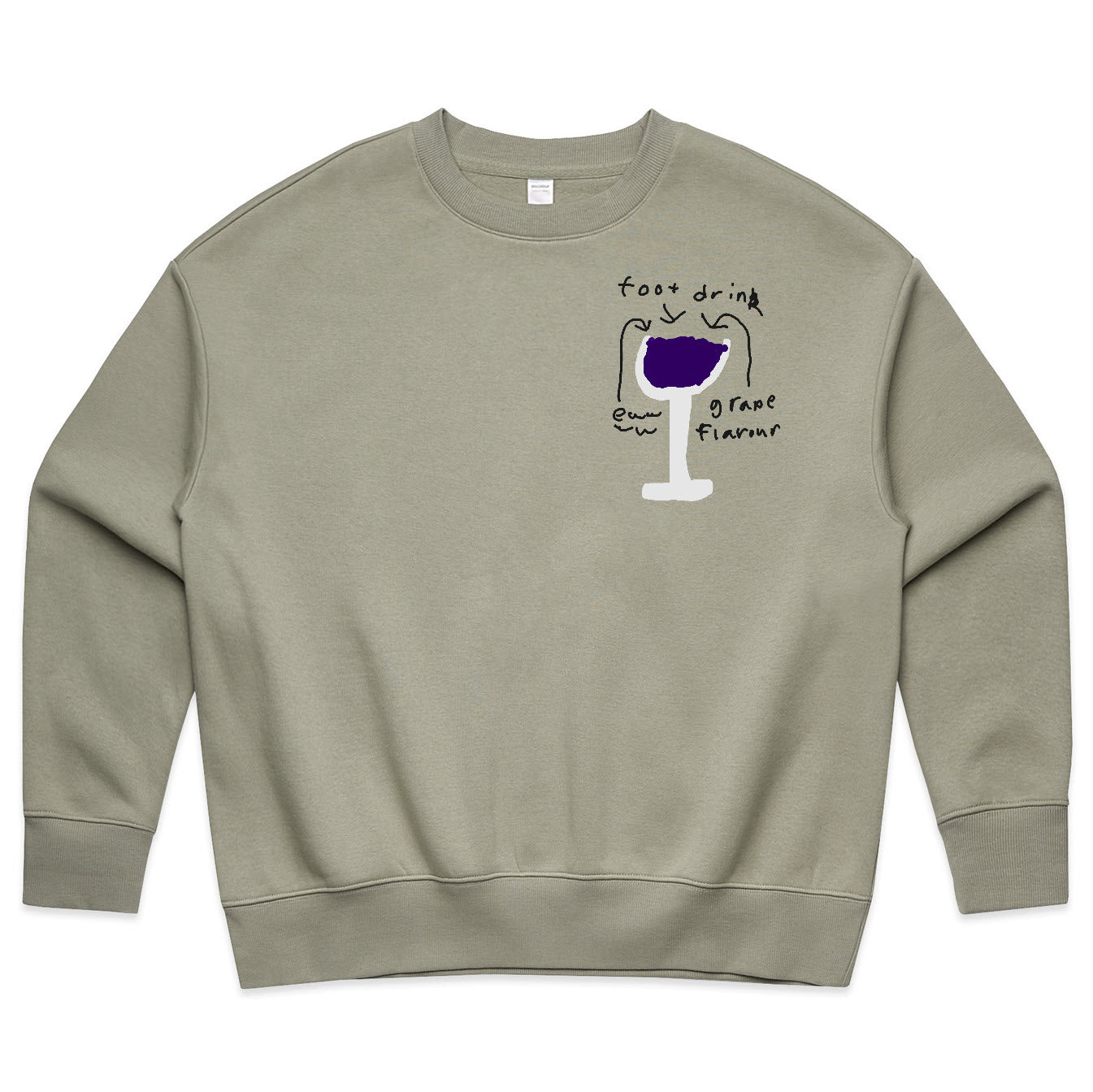 Foot Drink Sweater HEAVY - Womens [PRE-ORDER BEFORE 12TH NOVEMBER]